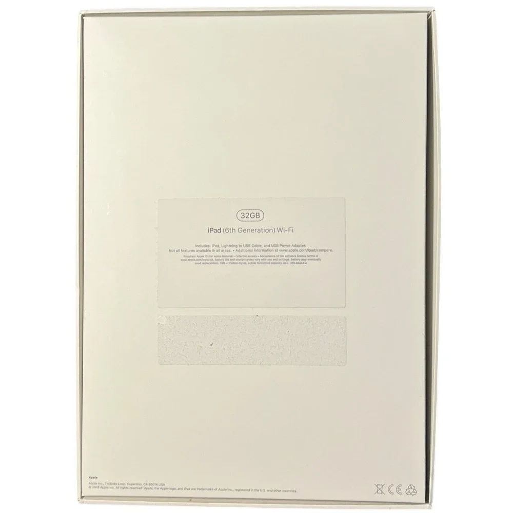 iPad‎ 6th Gen Gold Empty Box Only Original Apple Packaging Inserts Stickers - Picture 4 of 5
